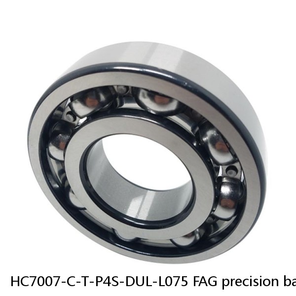 HC7007-C-T-P4S-DUL-L075 FAG precision ball bearings #1 image